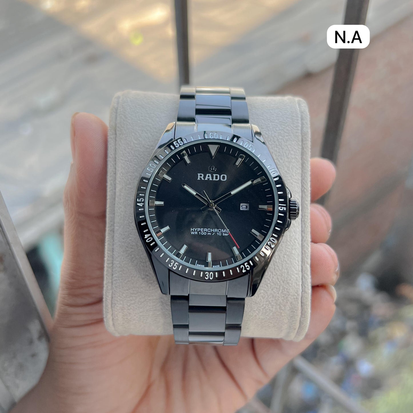 RADO Hyper Chrome with a bold Black dial