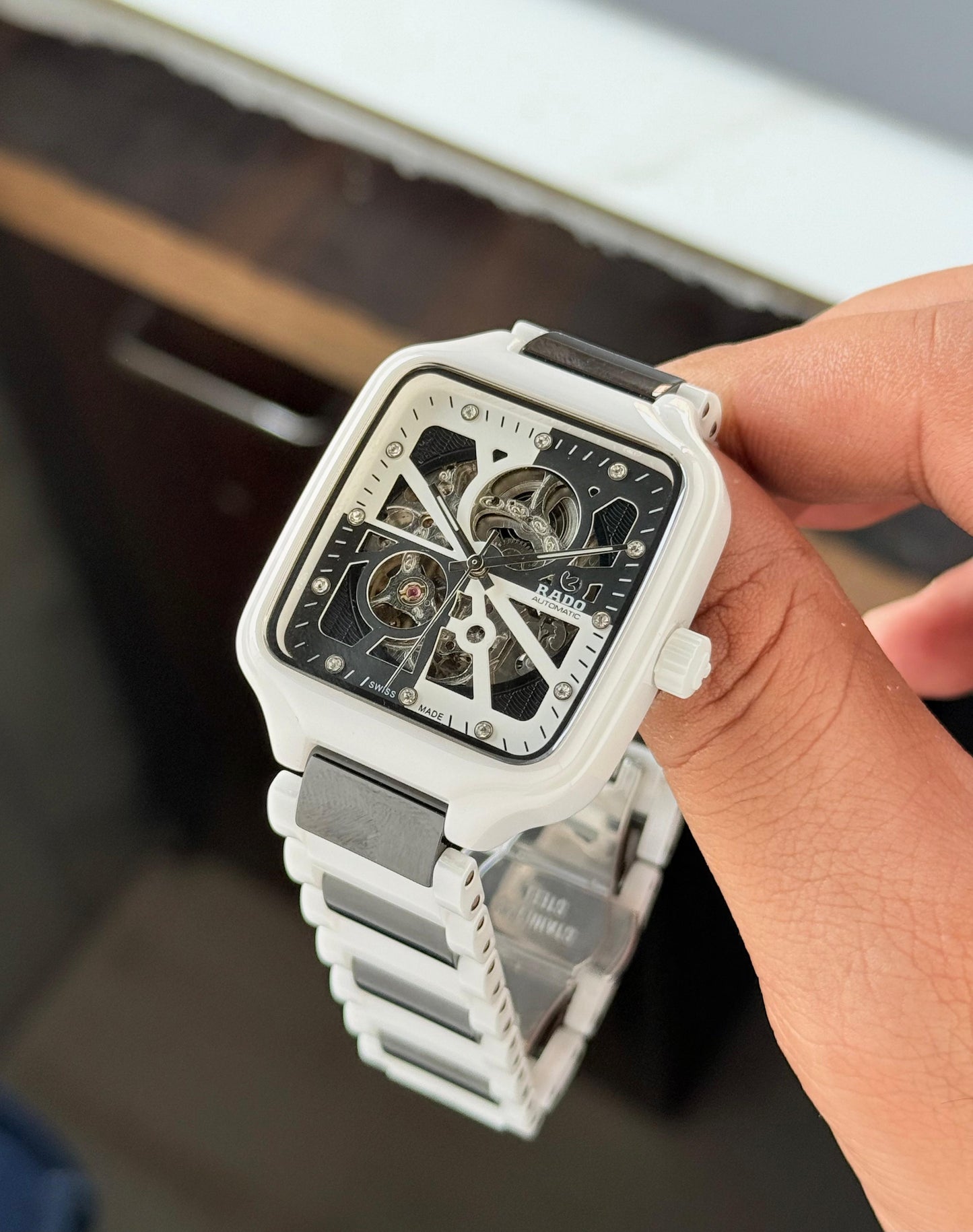 RADO TRUE SQUARE β OPEN HEART DIAMOND MASTERPIECE