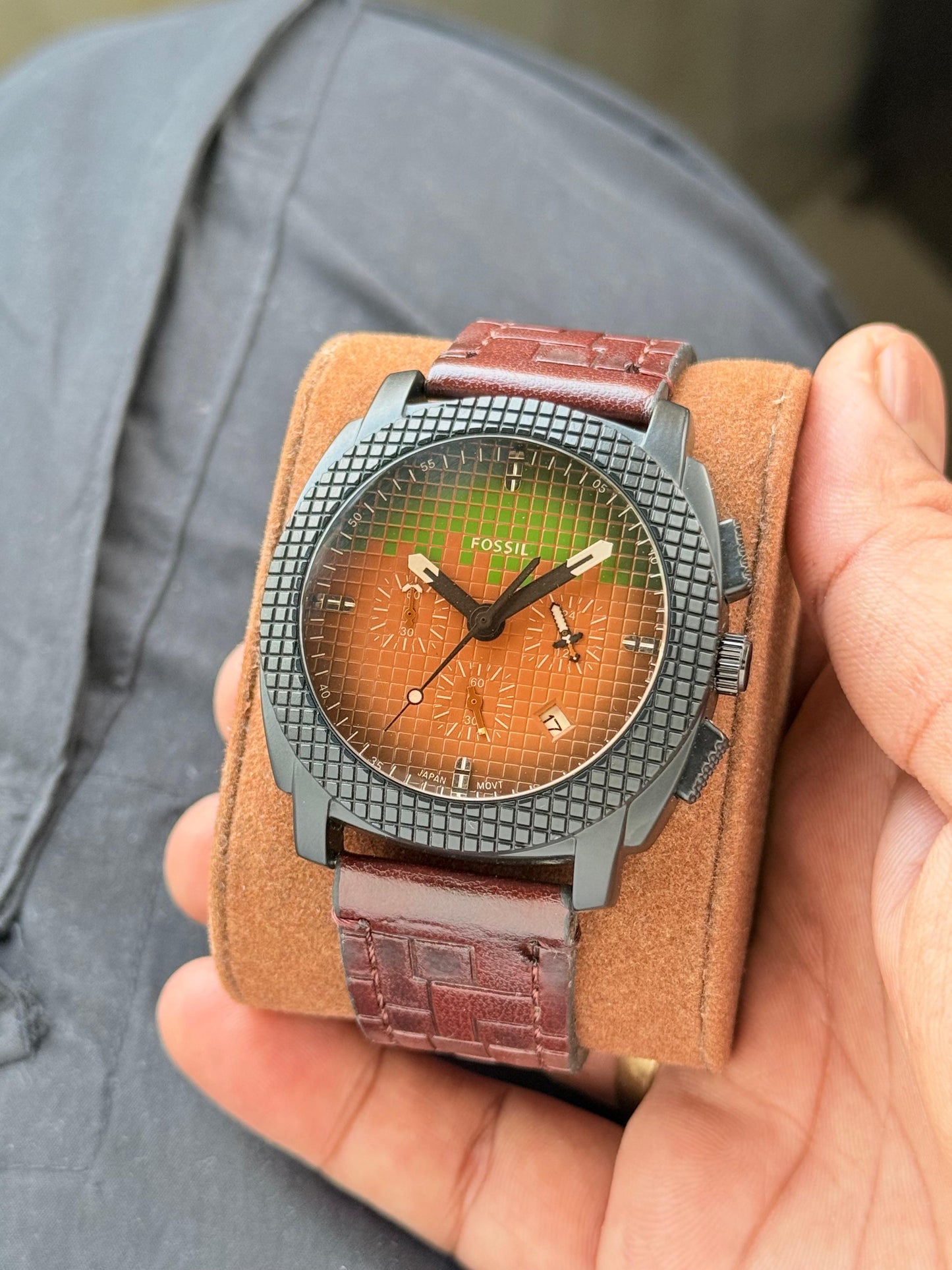 Fossil Minecraft Chronograph