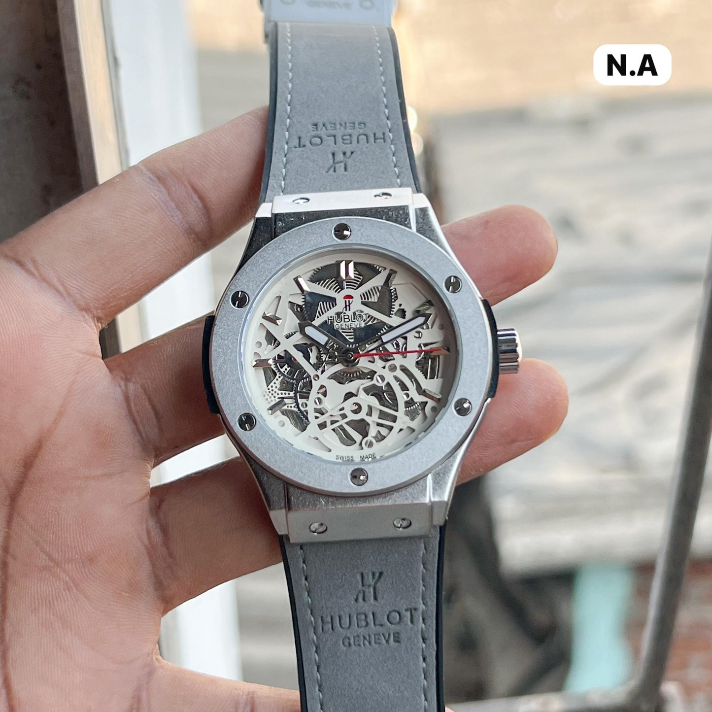 Hublot Geneve Skeleton Open dial