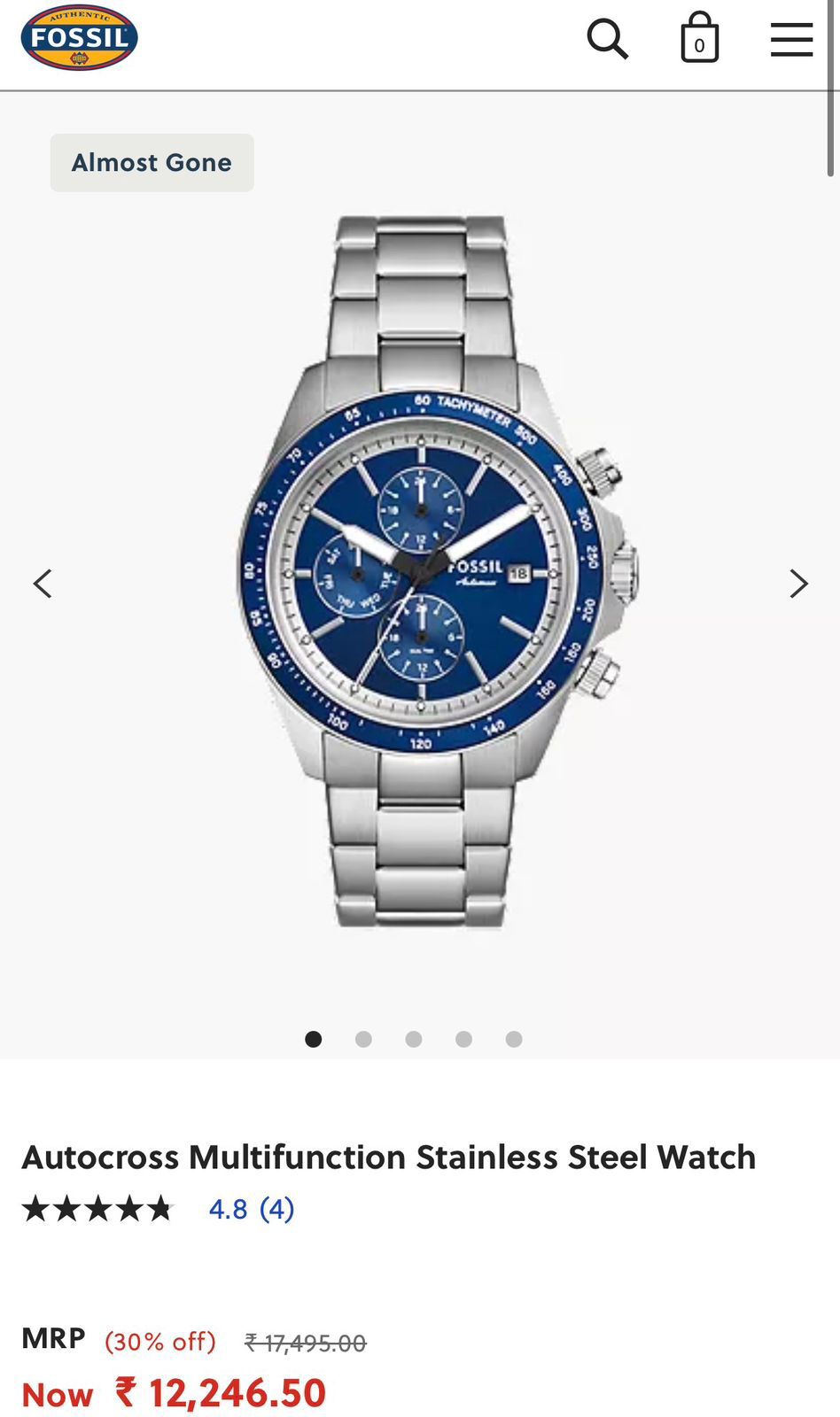 Fossil Autocross Multifunction Men's Watch