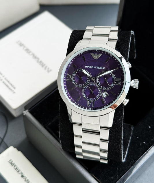 Armani Purple Dial For Men