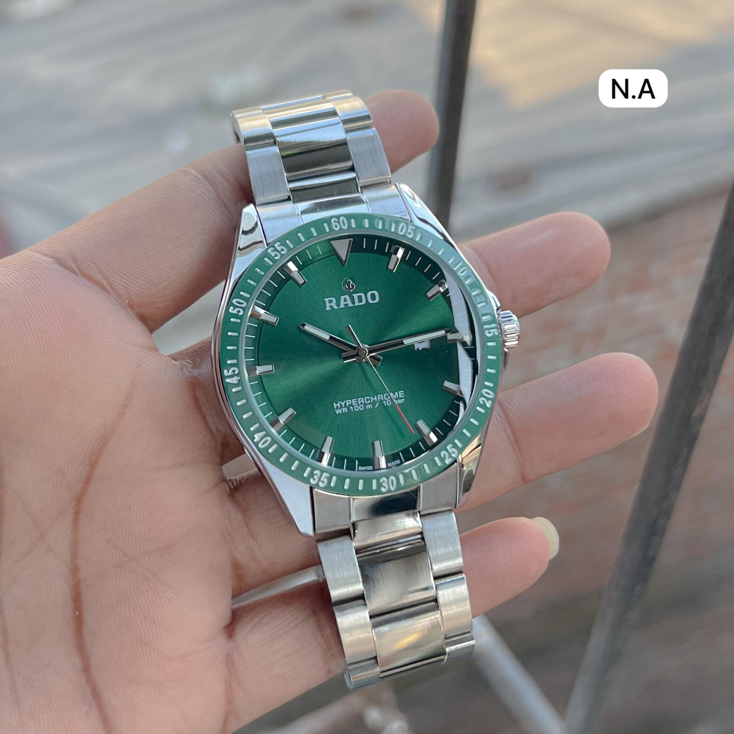 RADO Hyper Chrome with Bold Green Dial