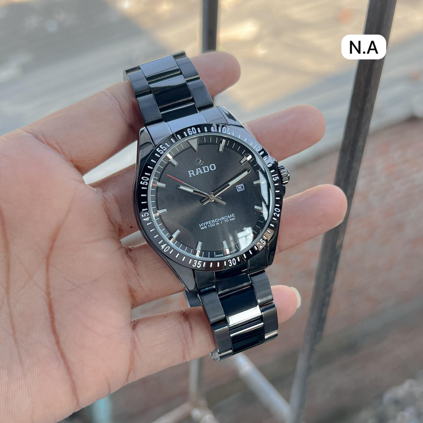 RADO Hyper Chrome with a bold Black dial