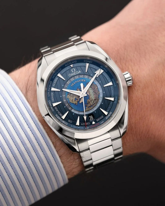 OMEGA AQUA TERRA WORLD TIMER
