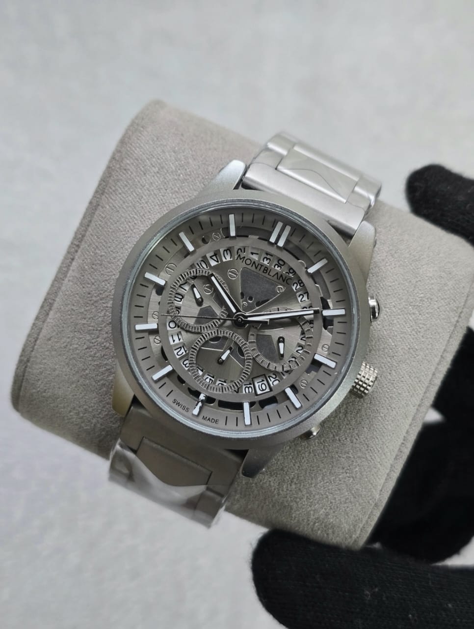 MontBlanc Analogue Men's Watch With Chronographs Working