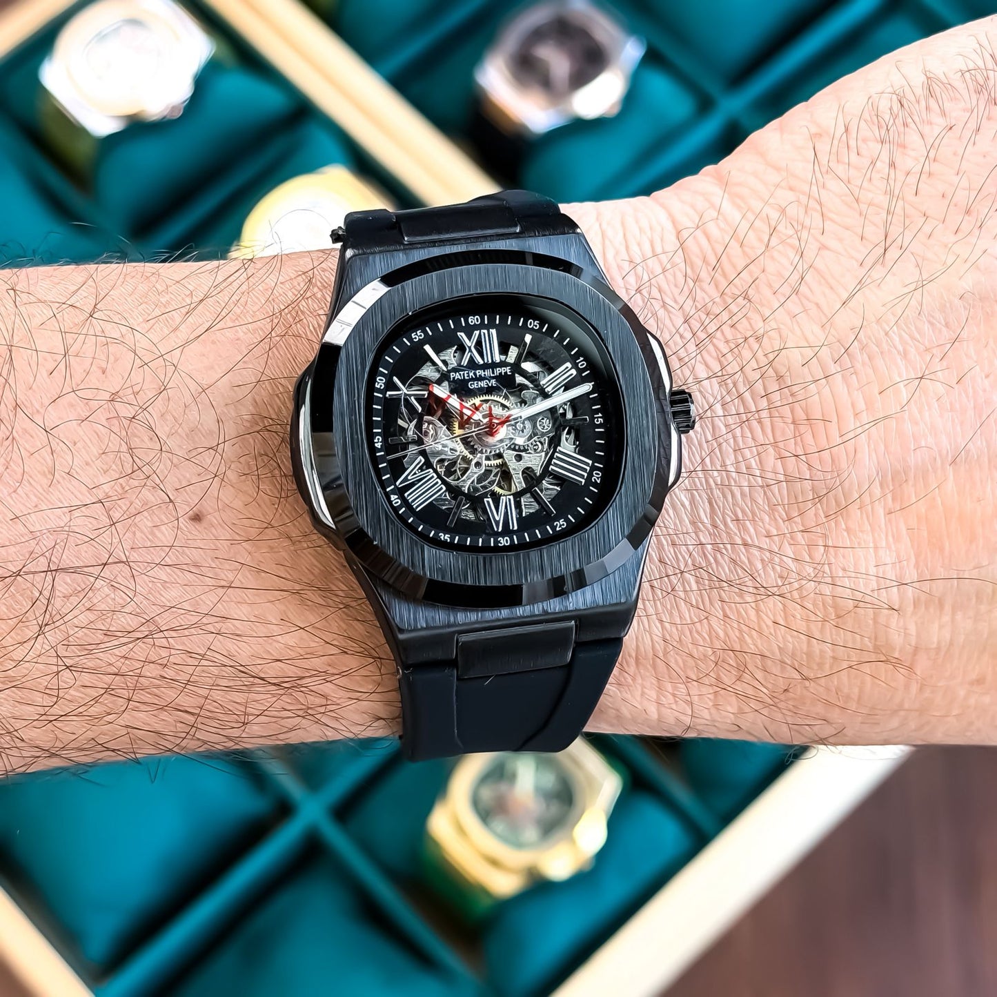 Patek Nautilus Automatic Full Black