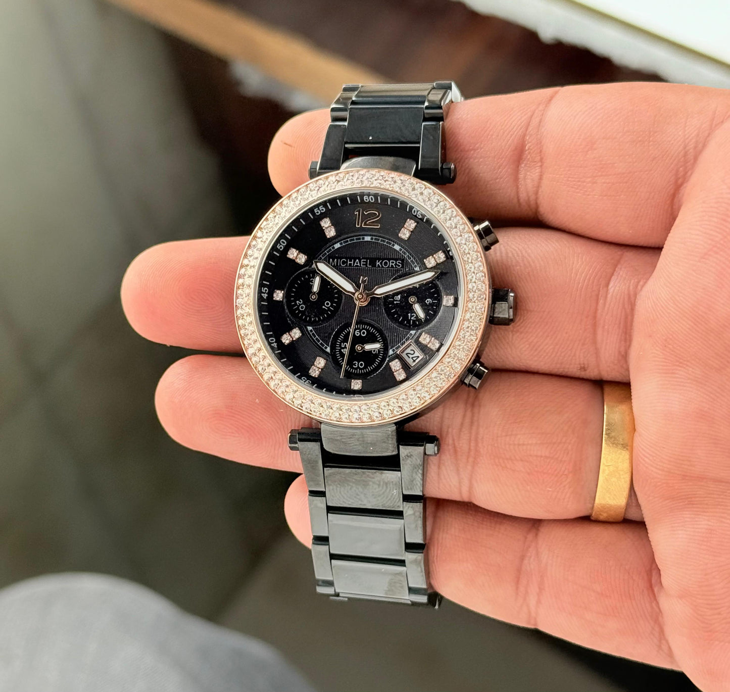 Michael Kors Parker Steel Chronograph model MK5885
