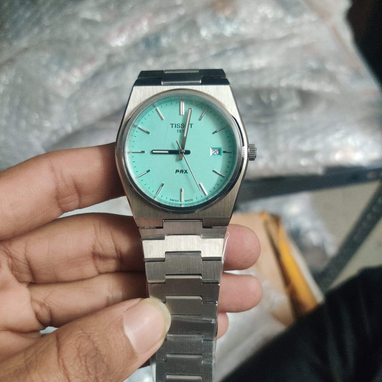 The TISSOT PRX High end quality japanese battery operated machine