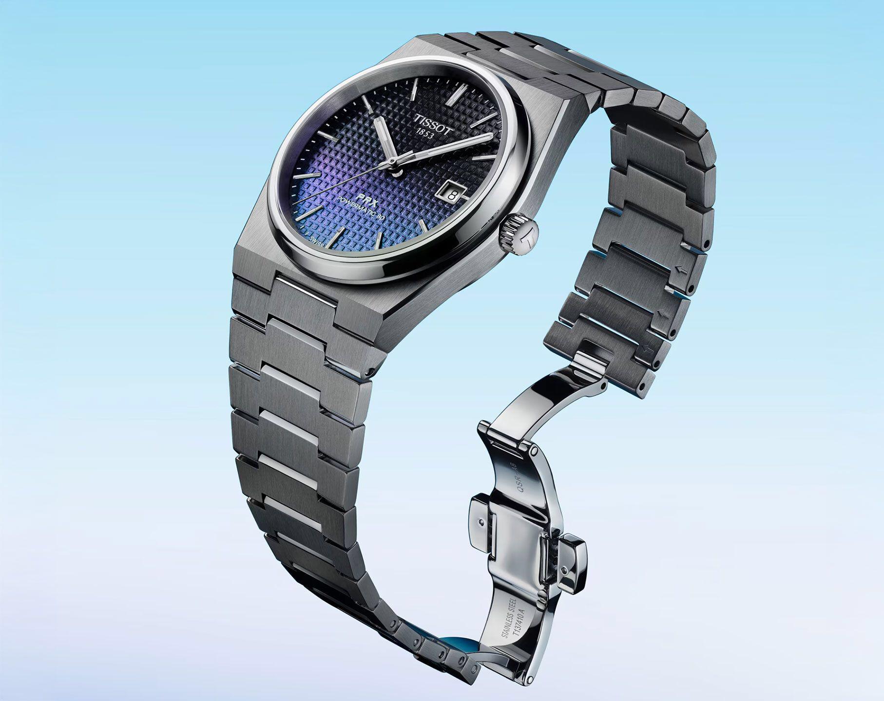 The TISSOT PRX High end quality japanese battery operated machine