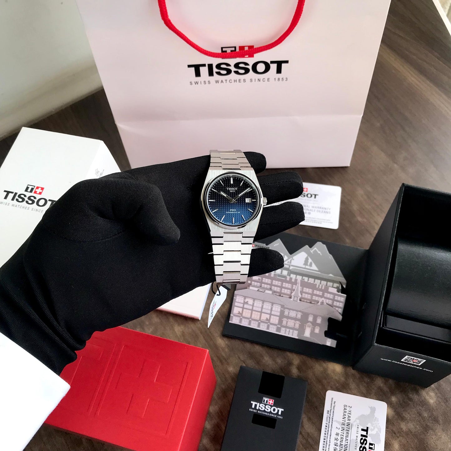 The TISSOT PRX High end quality japanese battery operated machine