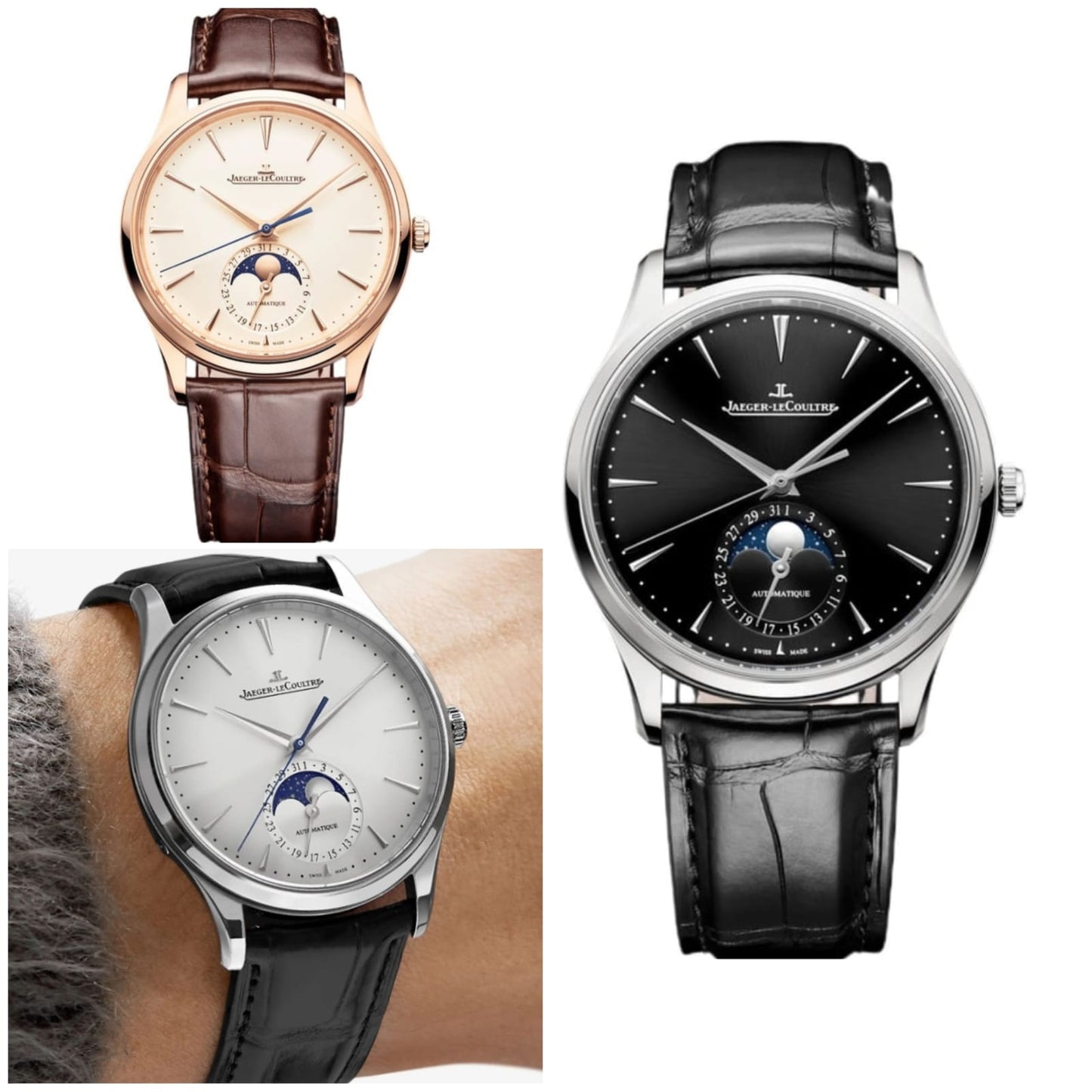Jaeger Le Coultre Ultra Thin Moon Phase Automatic