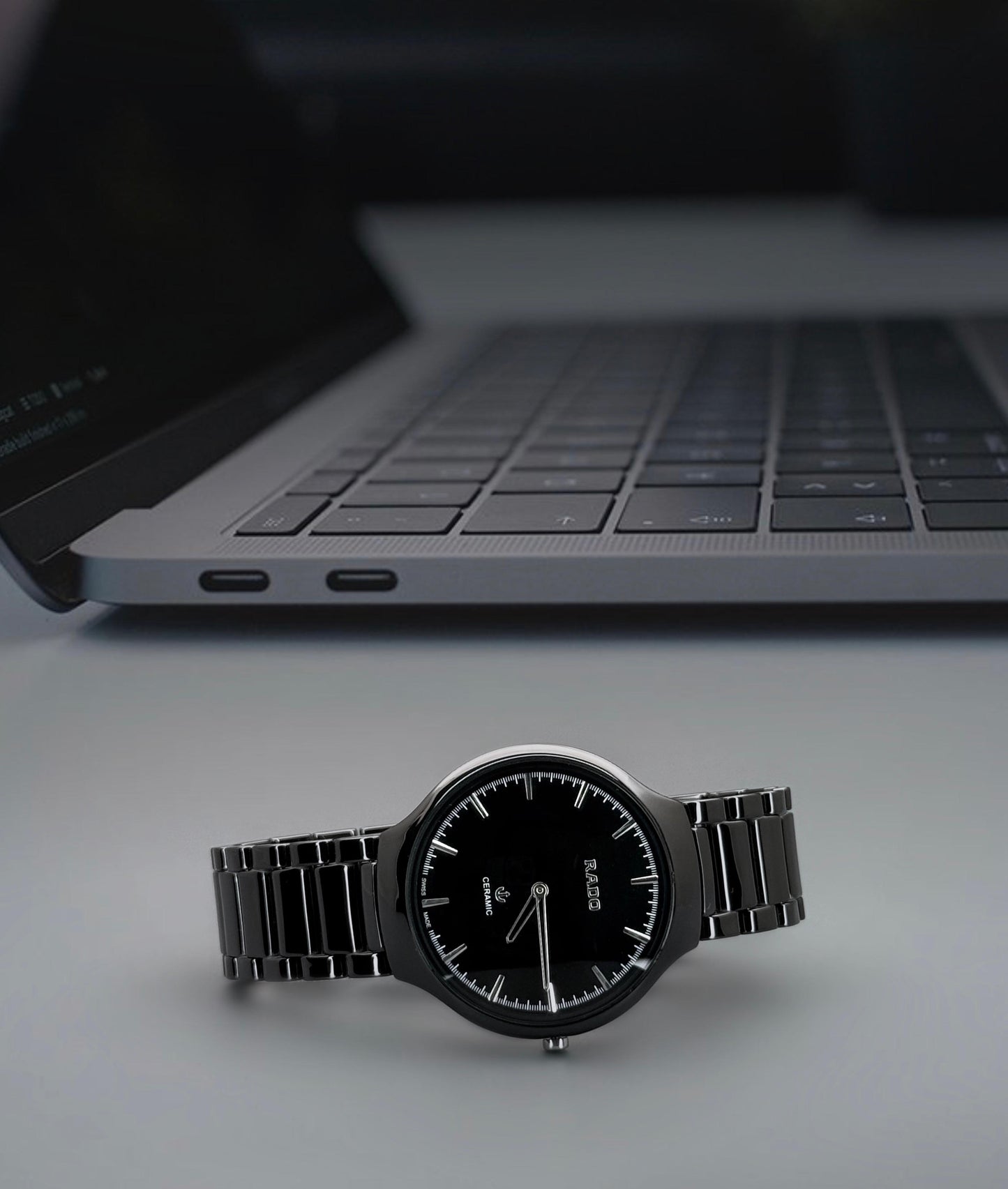 RADO TRUE ROUND FULL CERAMIC Men's Watch