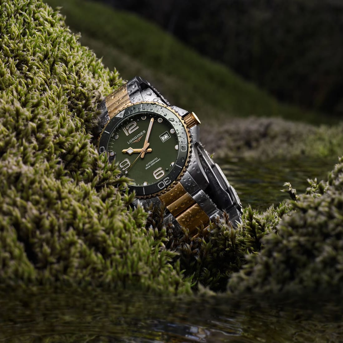 Longines Hydroconquest Ref .L3.781.3.06.7 ceramic bezel For Him