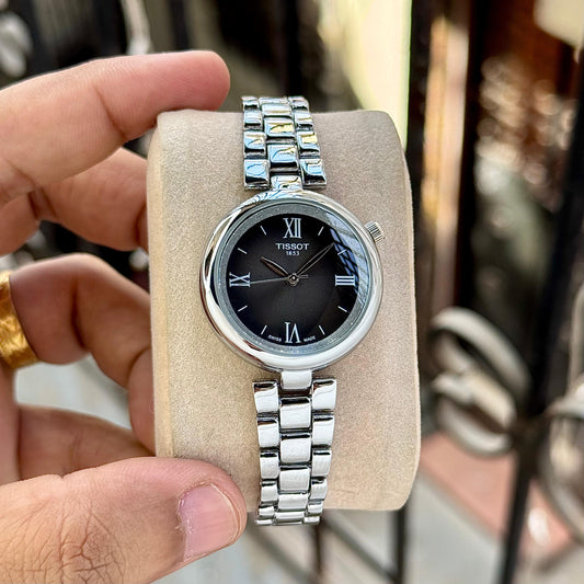 For Women  Tissot Desir Collection  Classic Deep Black Dial