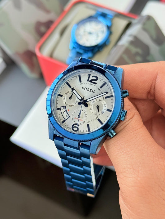 New FOSSIL Women’s Perfect Boyfriend Cheonograph