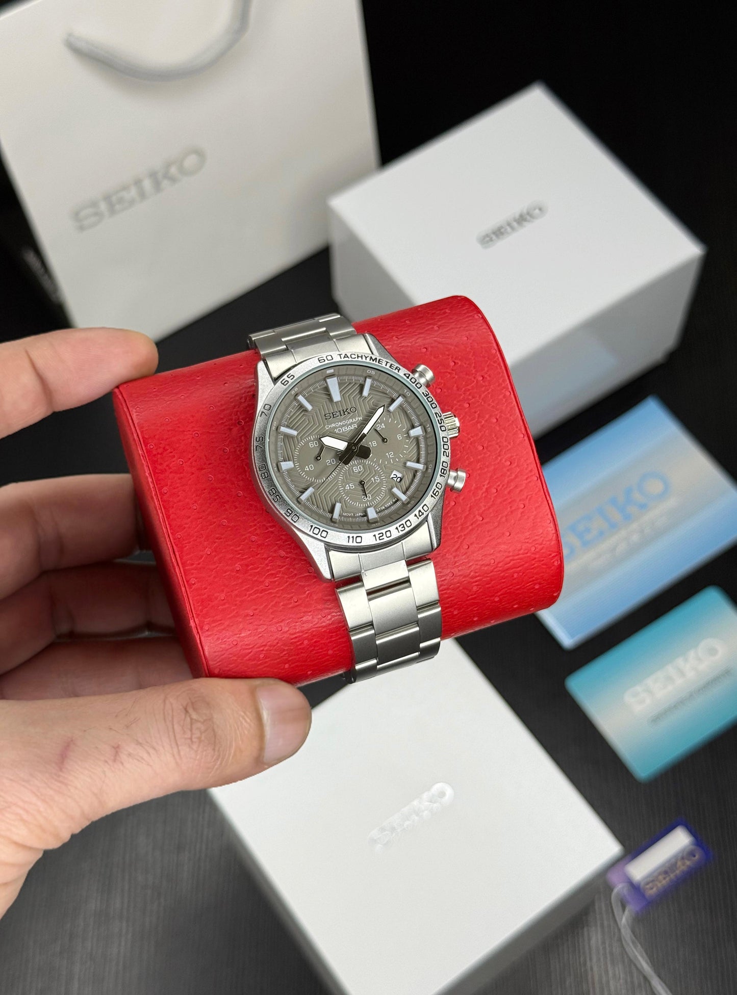 Seiko Grey Dial Men's Hot Selling Watch