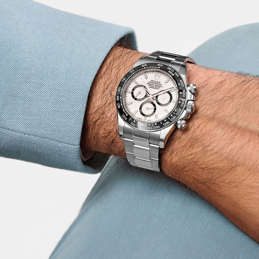 Rolex  For Men Daytona Cosmograph White Dial ETA Quality