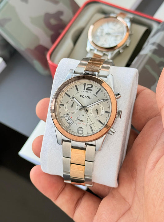 FOSSIL Women’s Perfect Boyfriend Cheonograph