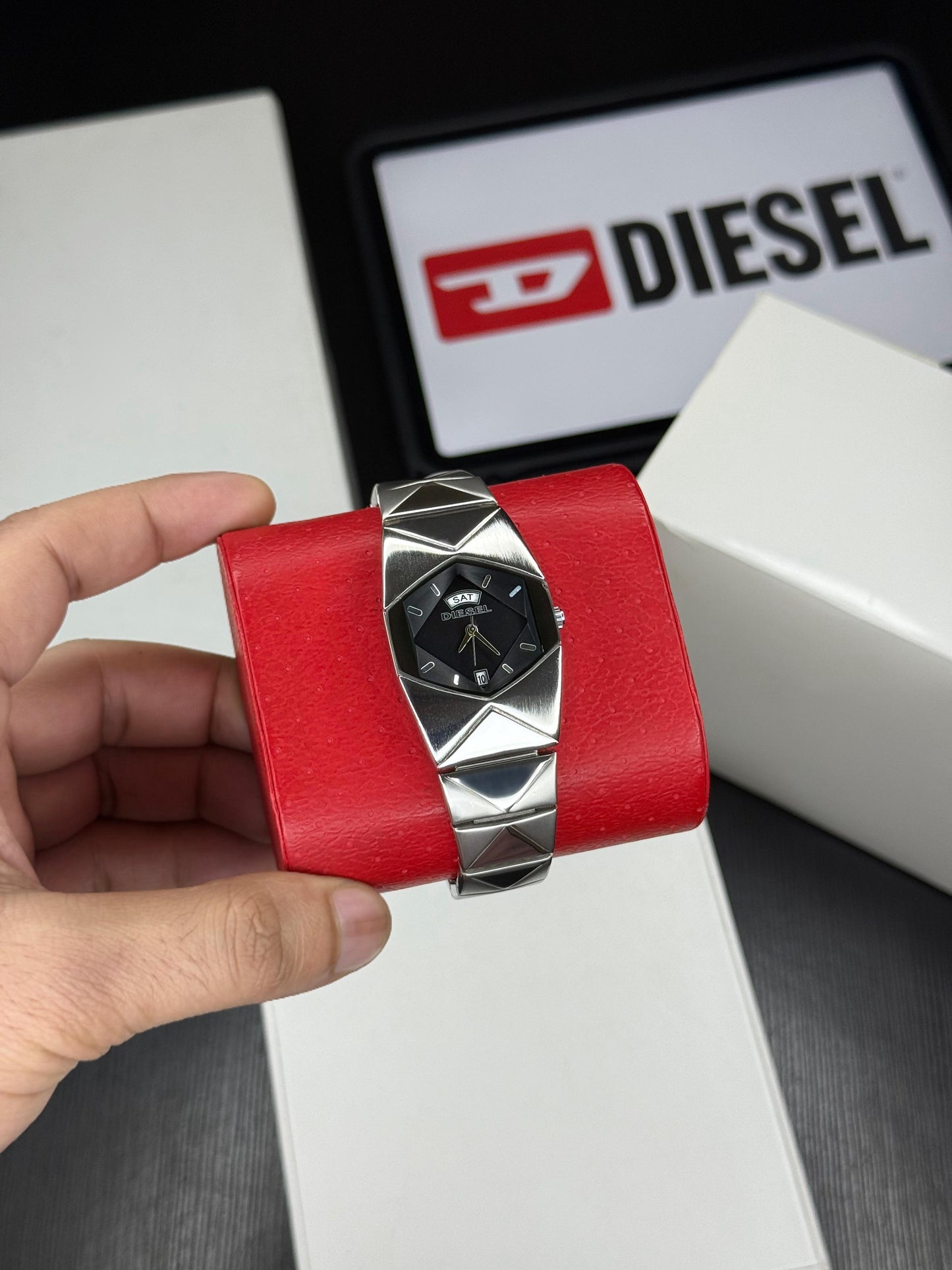 Diesel Silver Pyramid