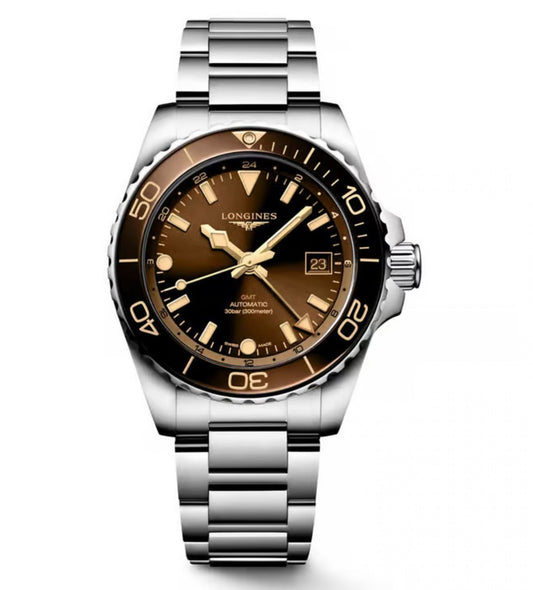 LONGINES  For Men  HYDROCONQUEST GMT L3.790.4.66.6 AUTOMATIC